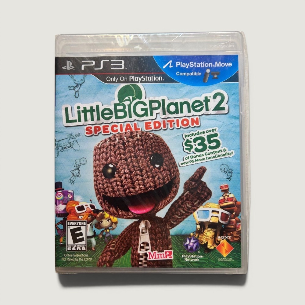 LittleBigPlanet 2 Special Edition Sony PlayStation 3 PS3 New Sealed Sackboy Move